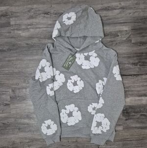 Grey Denim Tears Wreath Hoodie